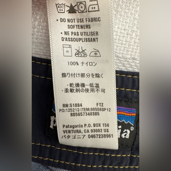 Patagonia Wavefarer Board Shorts Mens Size 34 Fitz Striped Swim Trunks - Picture 6 of 14